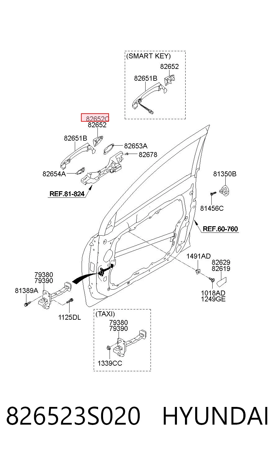 826523S020 Hyundai/Kia 