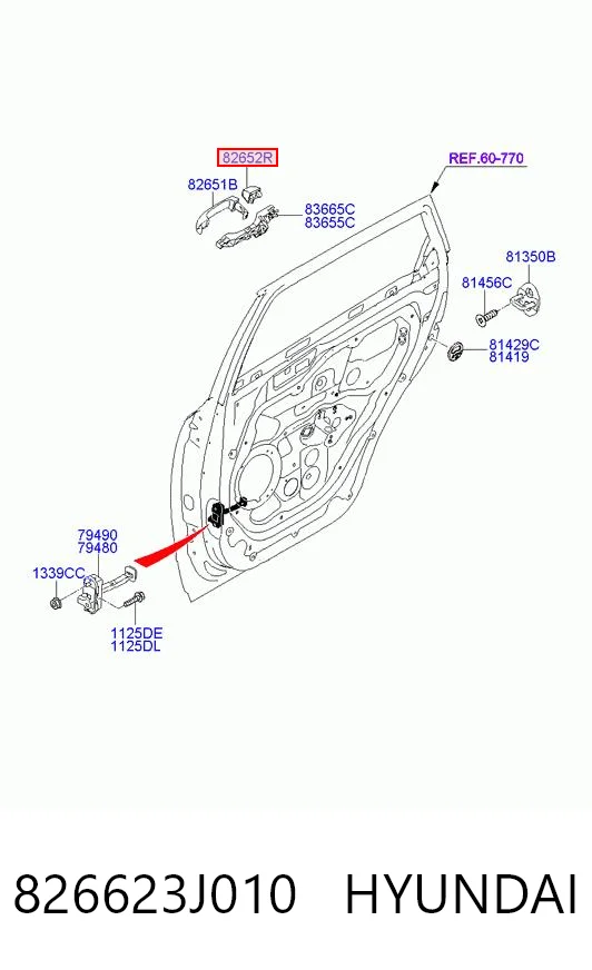 826623J010 Hyundai/Kia 