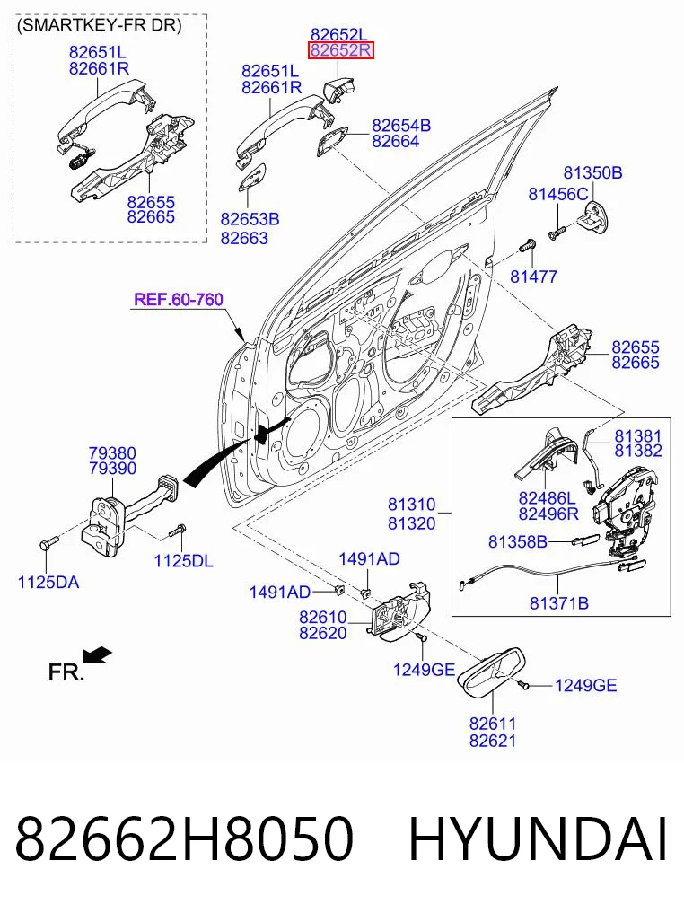 82662H8050 Hyundai/Kia 