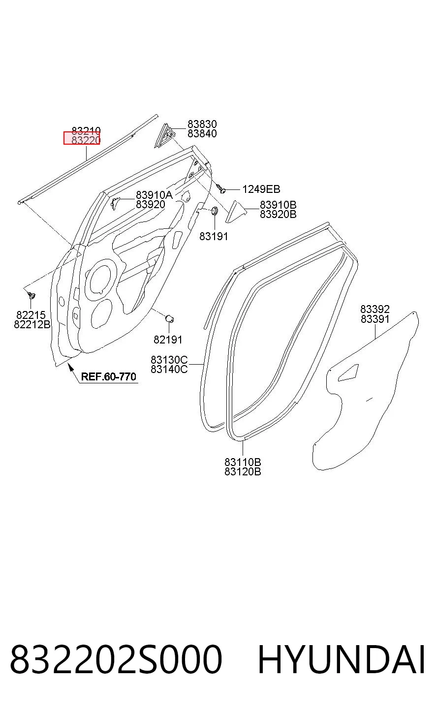 832202S000 Hyundai/Kia 