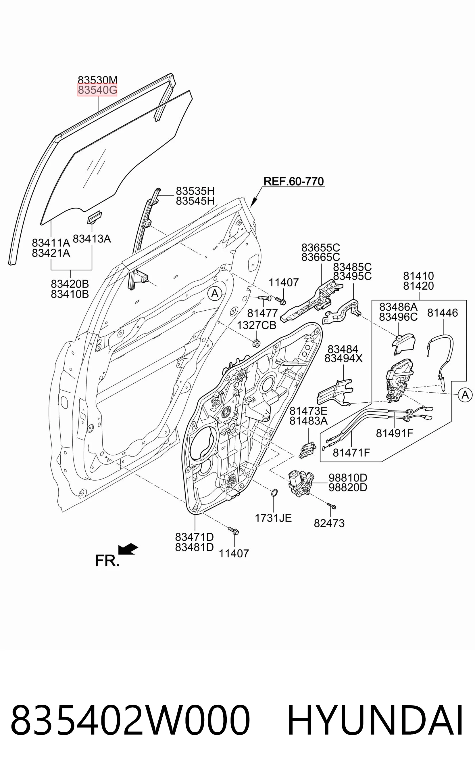 835402W000 Hyundai/Kia 