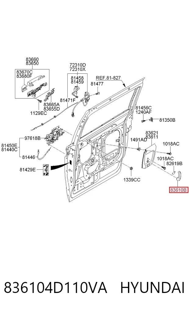 836104D110VA Hyundai/Kia 