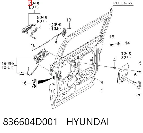 836604D001 Hyundai/Kia 