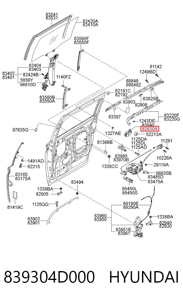 839304D000 Hyundai/Kia 