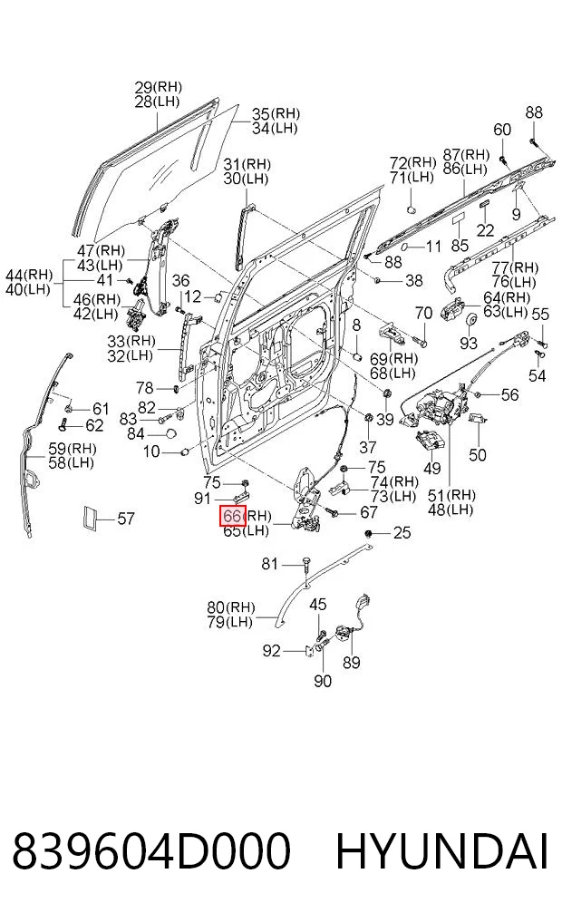 839604D000 Hyundai/Kia 