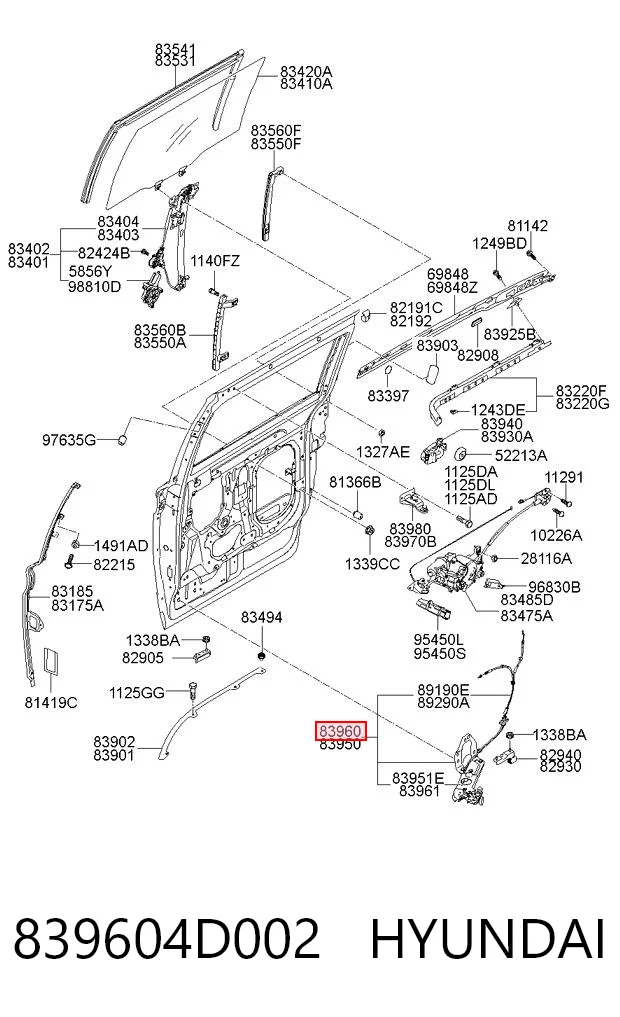 839604D002 Hyundai/Kia 