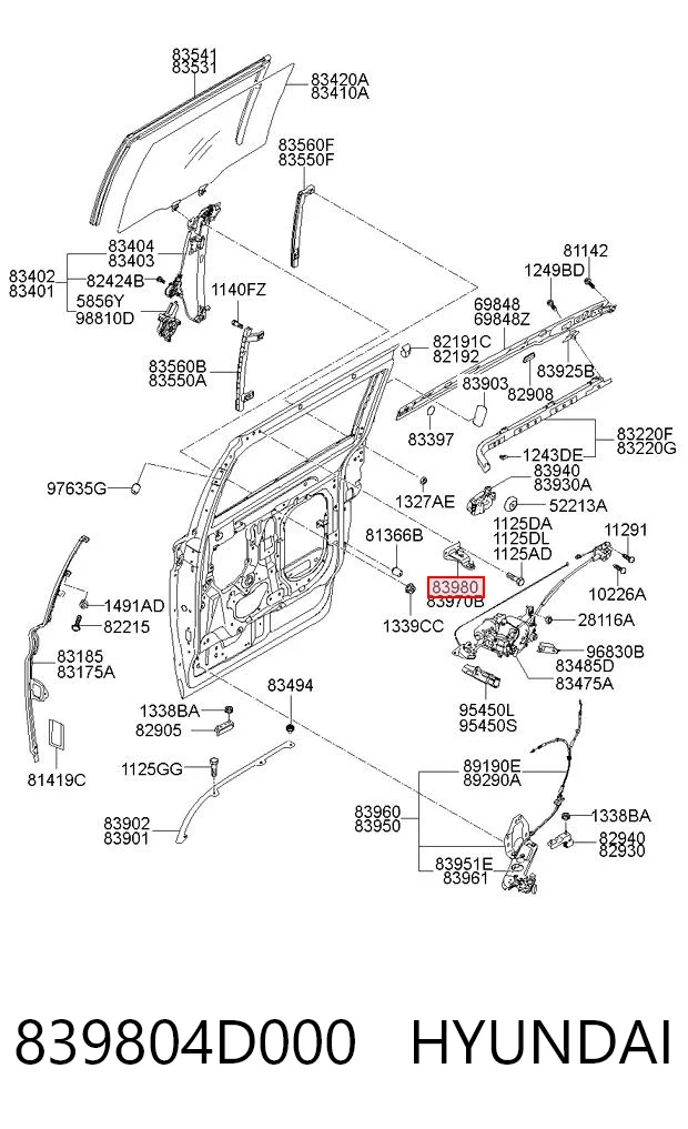 839804D000 Hyundai/Kia 