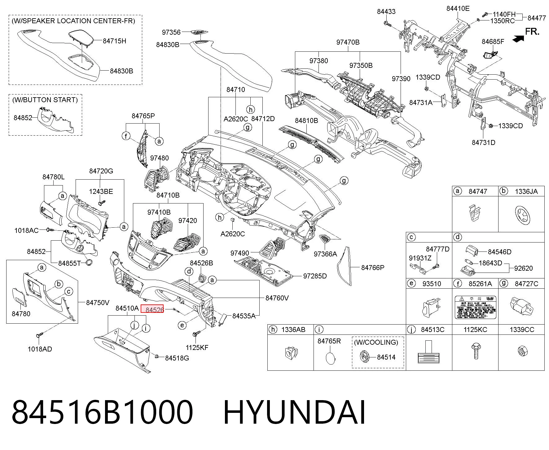 84516B1000 Hyundai/Kia 