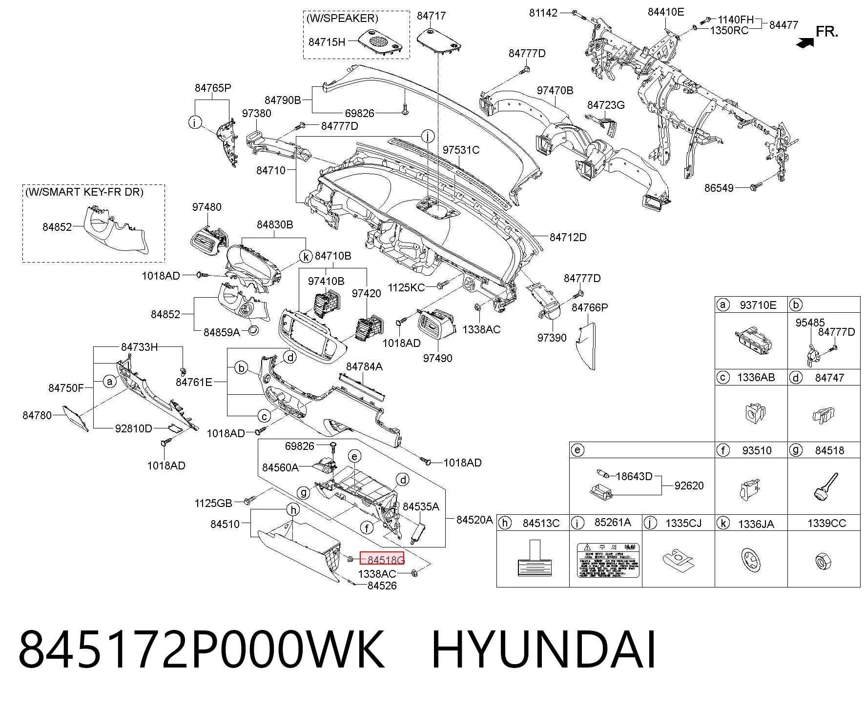 845172P000WK Hyundai/Kia 
