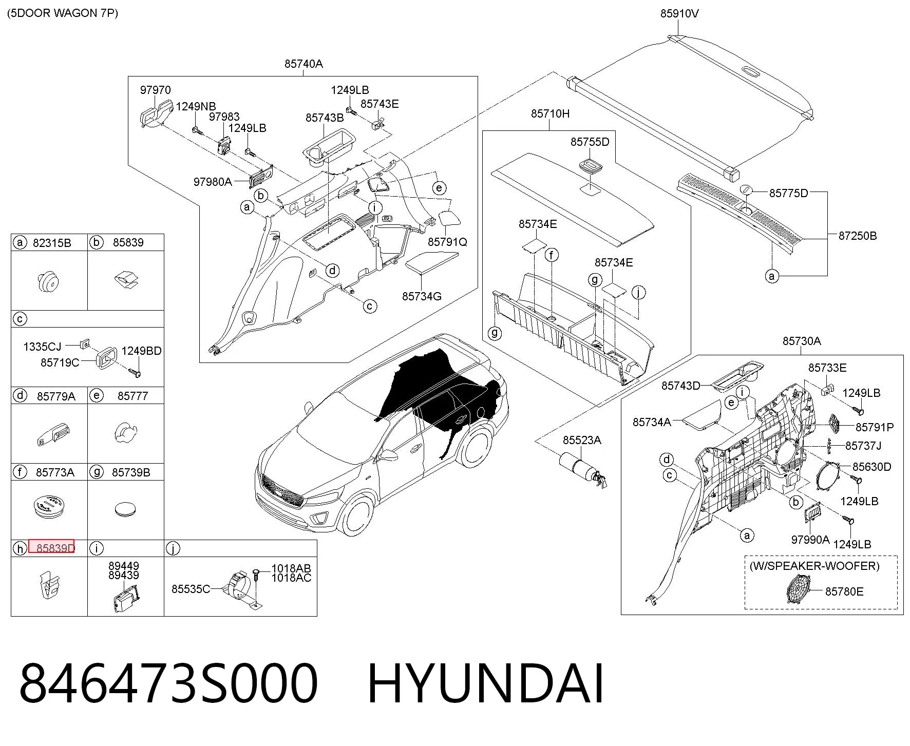 846473S000 Hyundai/Kia 