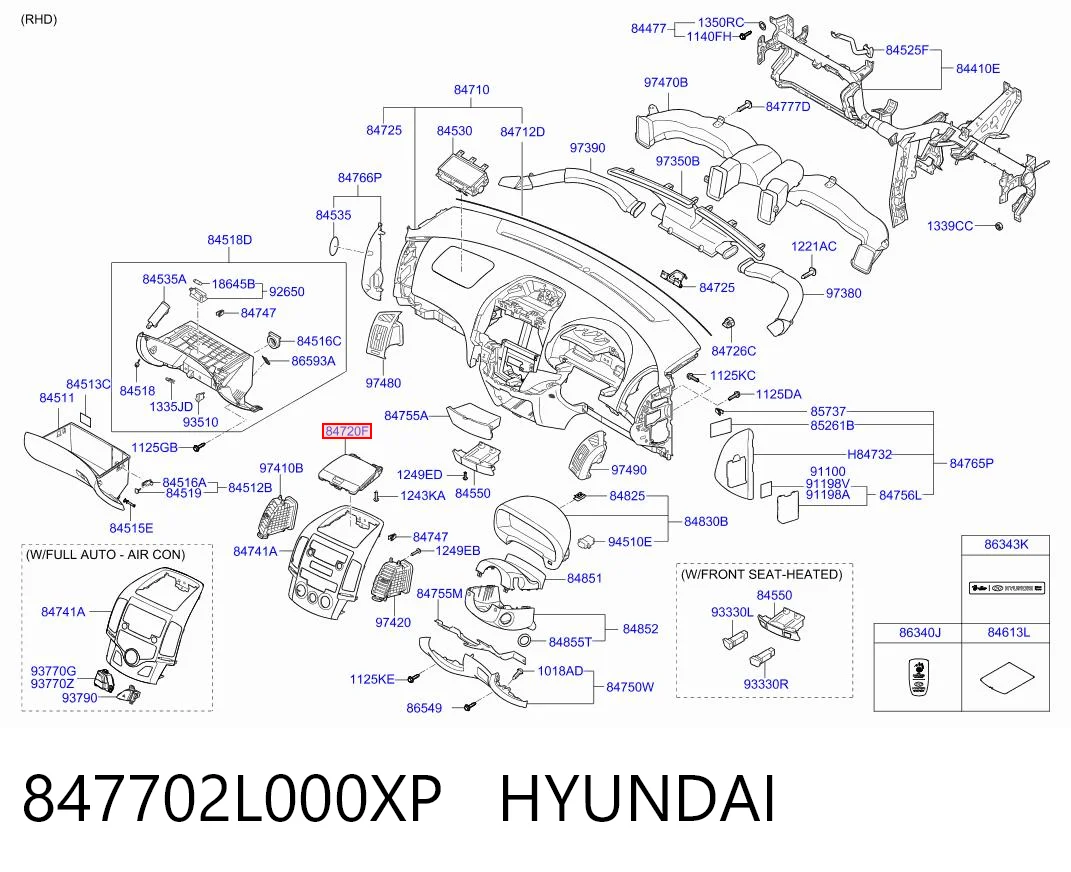 847702L000XP Hyundai/Kia 