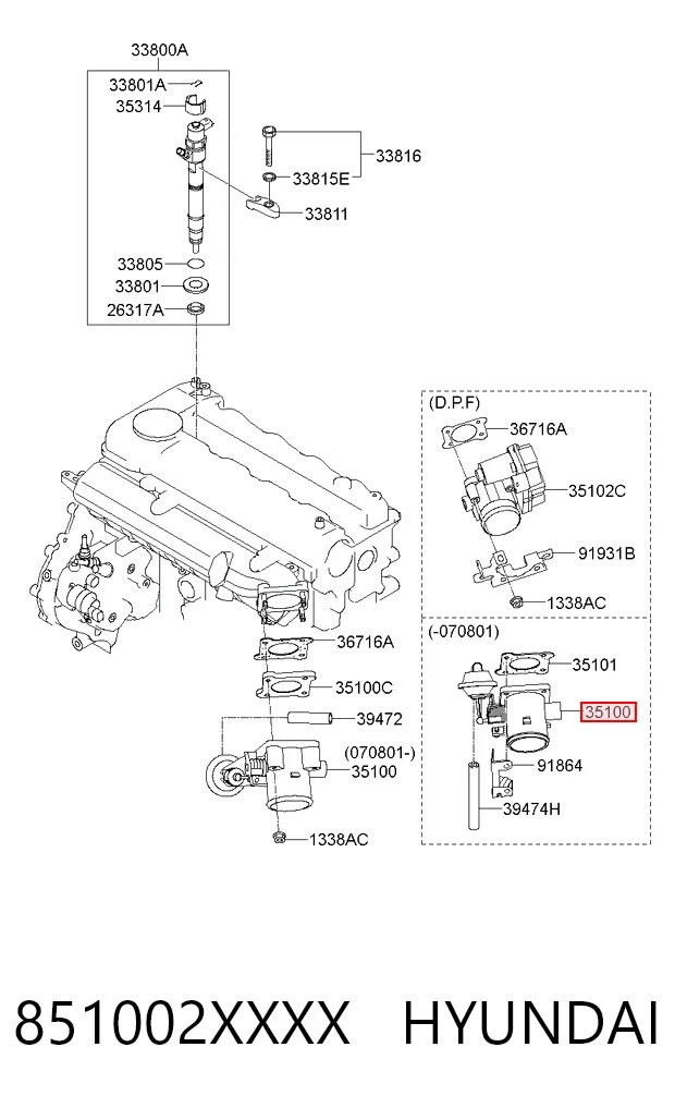 Дроссельная заслонка в сборе Hyundai I30 хэтчбек (FD) (2007 - 2011) цена, от 11.05 USD