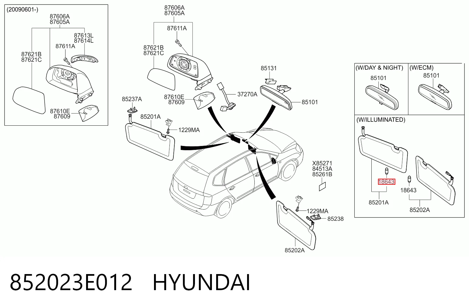 852023E012 Hyundai/Kia
