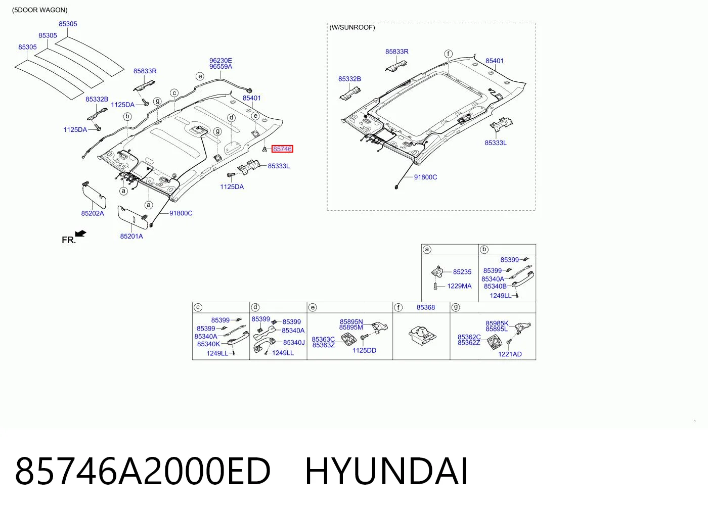 85746A2000ED Hyundai/Kia