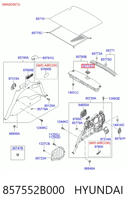 857552B000 Hyundai/Kia 
