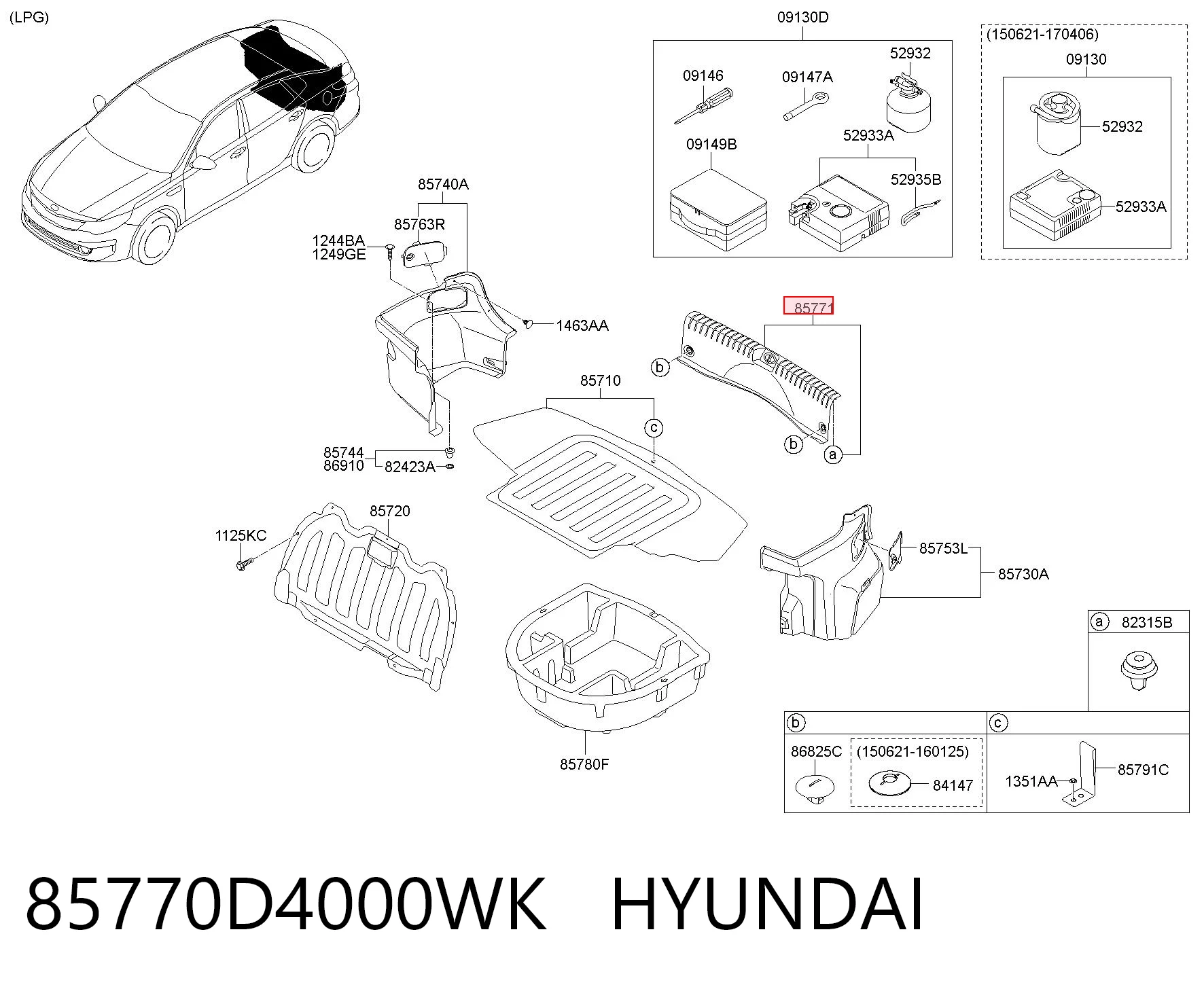 85770D4000WK Hyundai/Kia