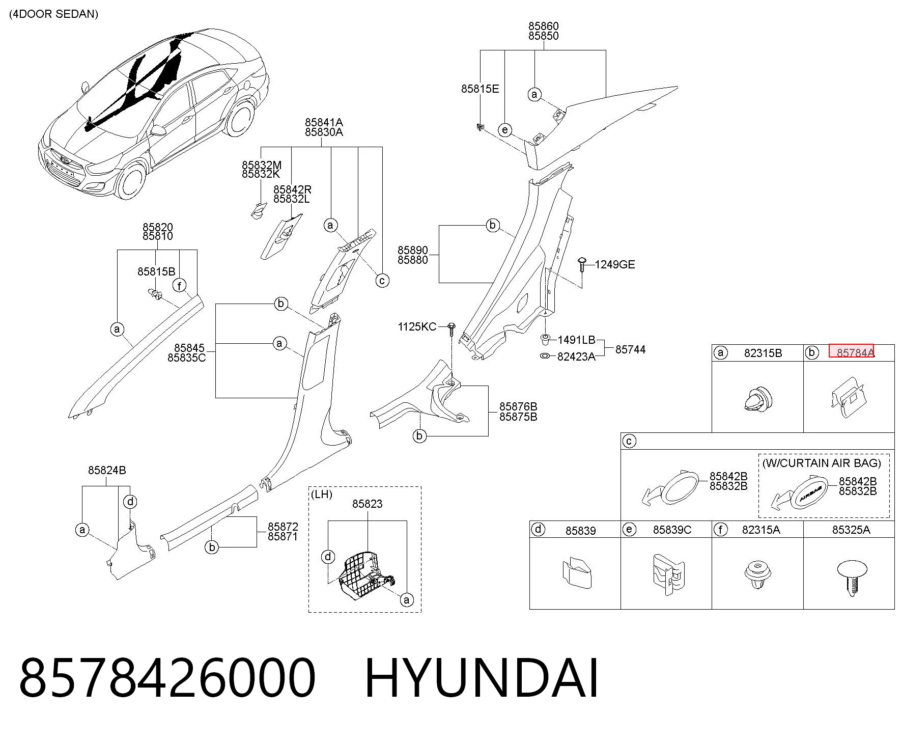 8578426000 Hyundai/Kia 