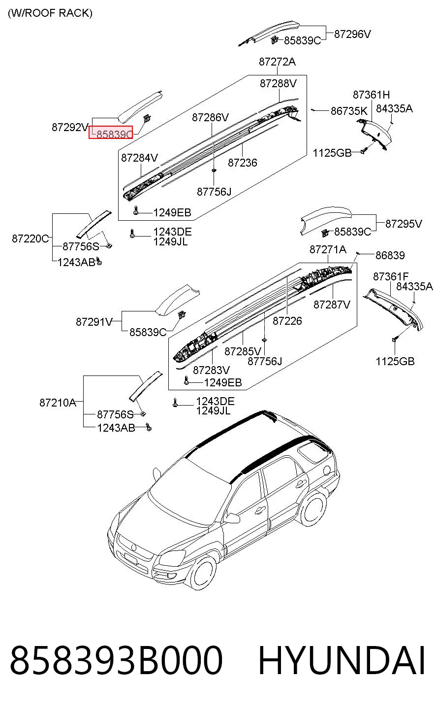 858393B000 Hyundai/Kia 