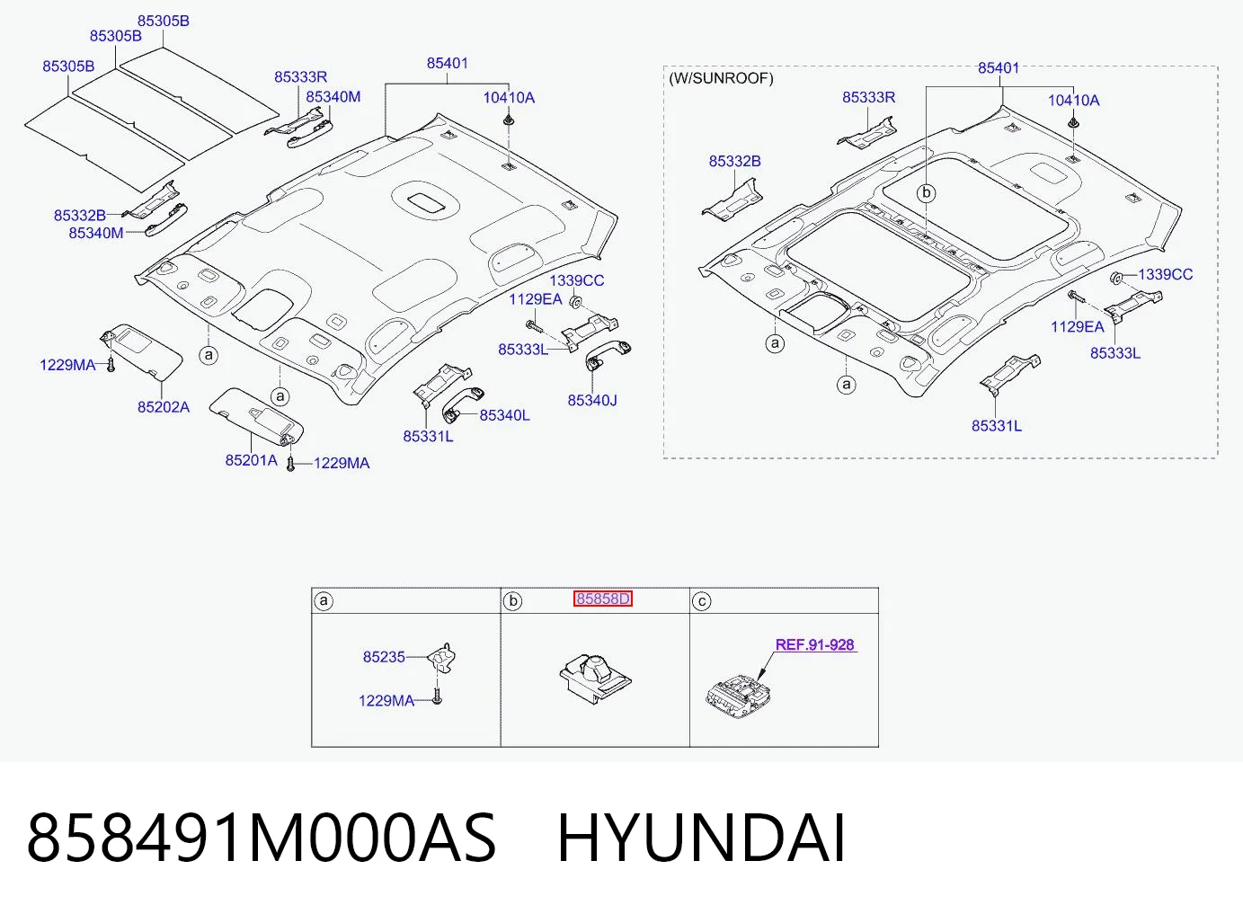 858491M000AS Hyundai/Kia 