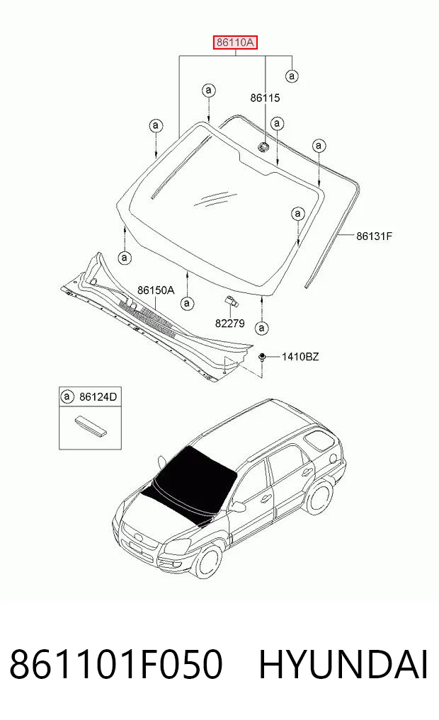 861101F050 Hyundai/Kia