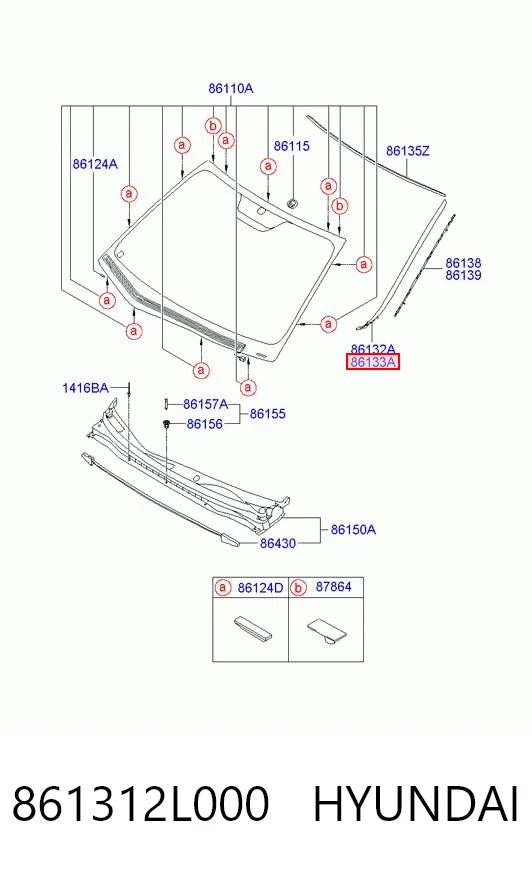 GS3219P112X Pilkington Защитная накладка переднего стекла