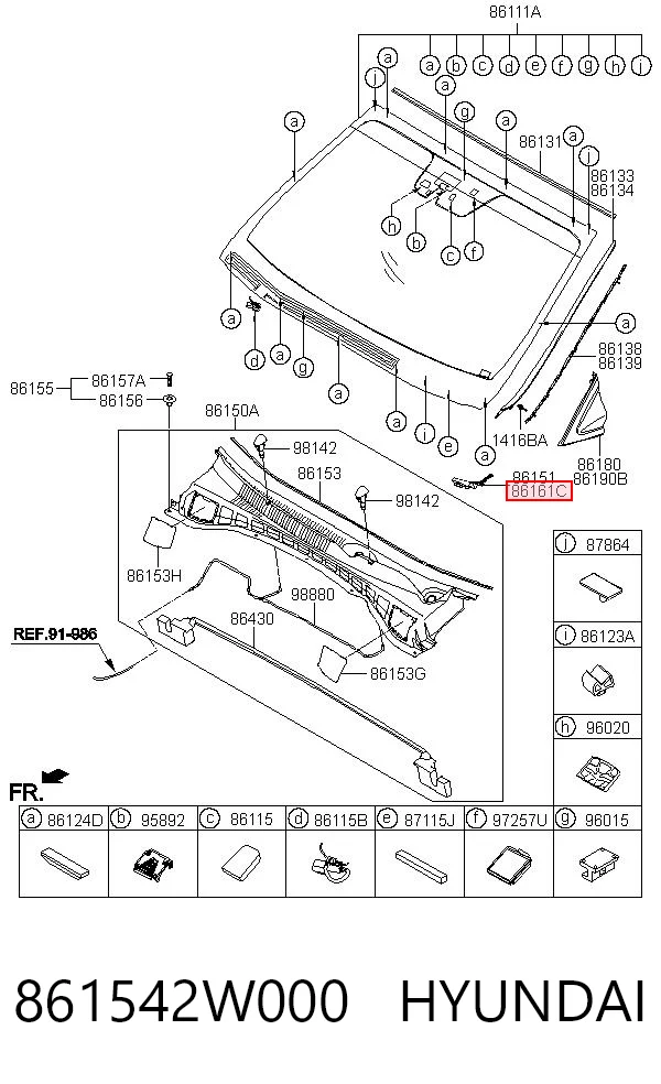 861542W000 Hyundai/Kia 