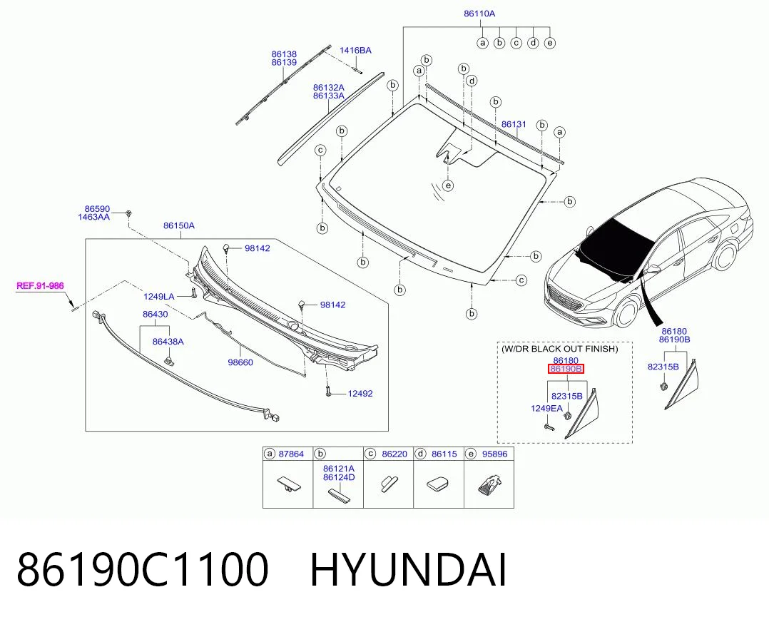 86190C1100 Hyundai/Kia 