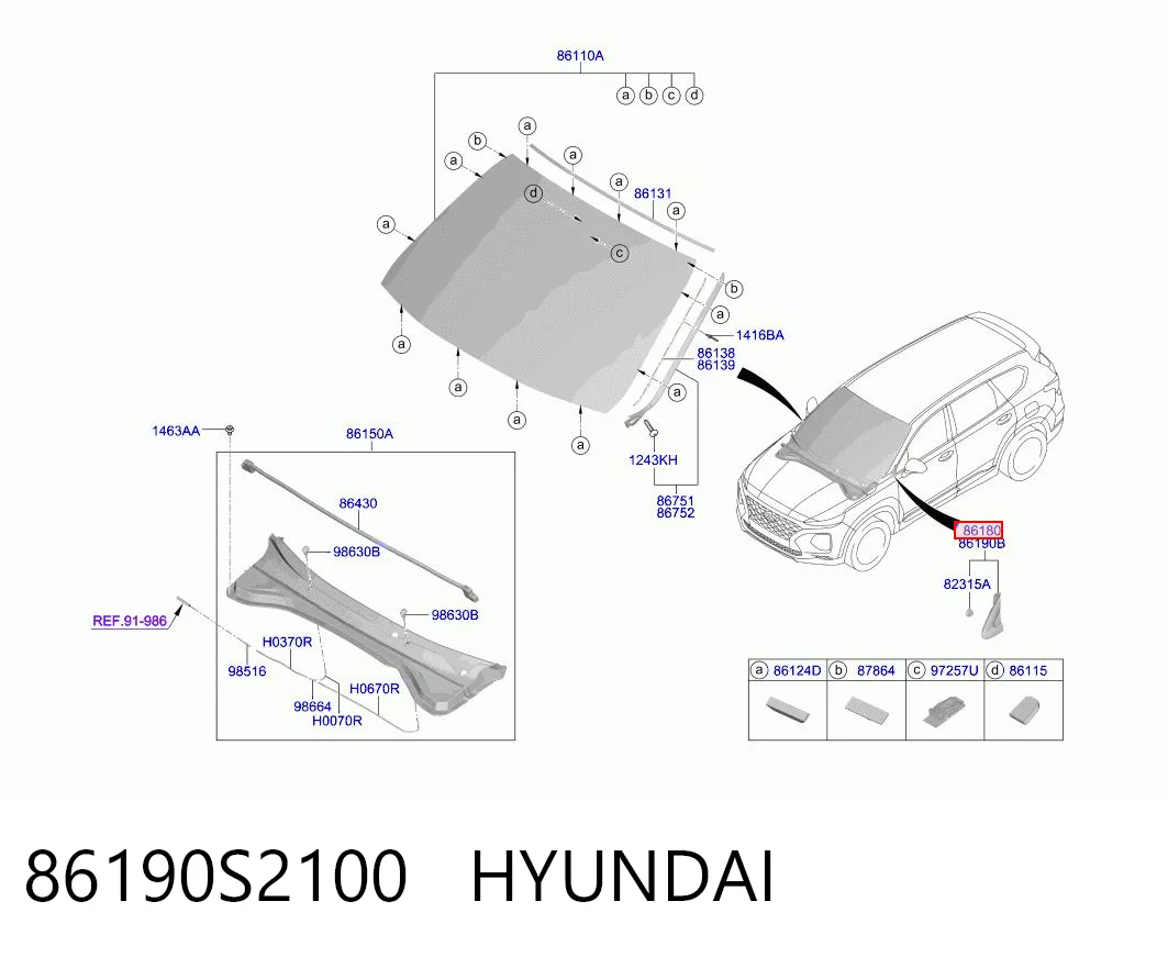 86190S2100 Hyundai/Kia