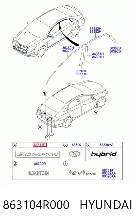 863104R000 Hyundai/Kia 