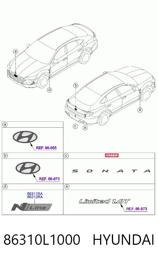86310L1000 Hyundai/Kia 
