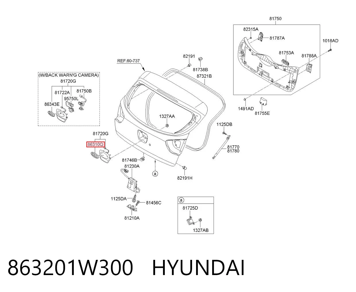 863201W300 Hyundai/Kia