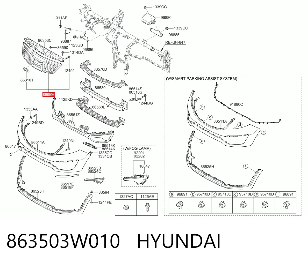 Решетка радиатора KH3292990 Starline