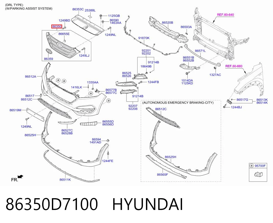 Решетка Rhino HTC059629