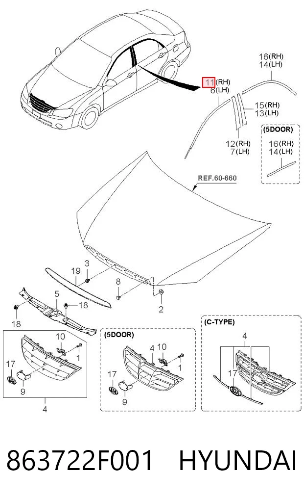 863722F001 Hyundai/Kia
