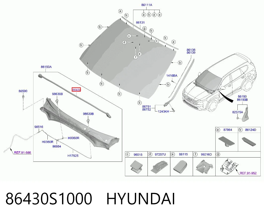 86430S1000 Hyundai/Kia 