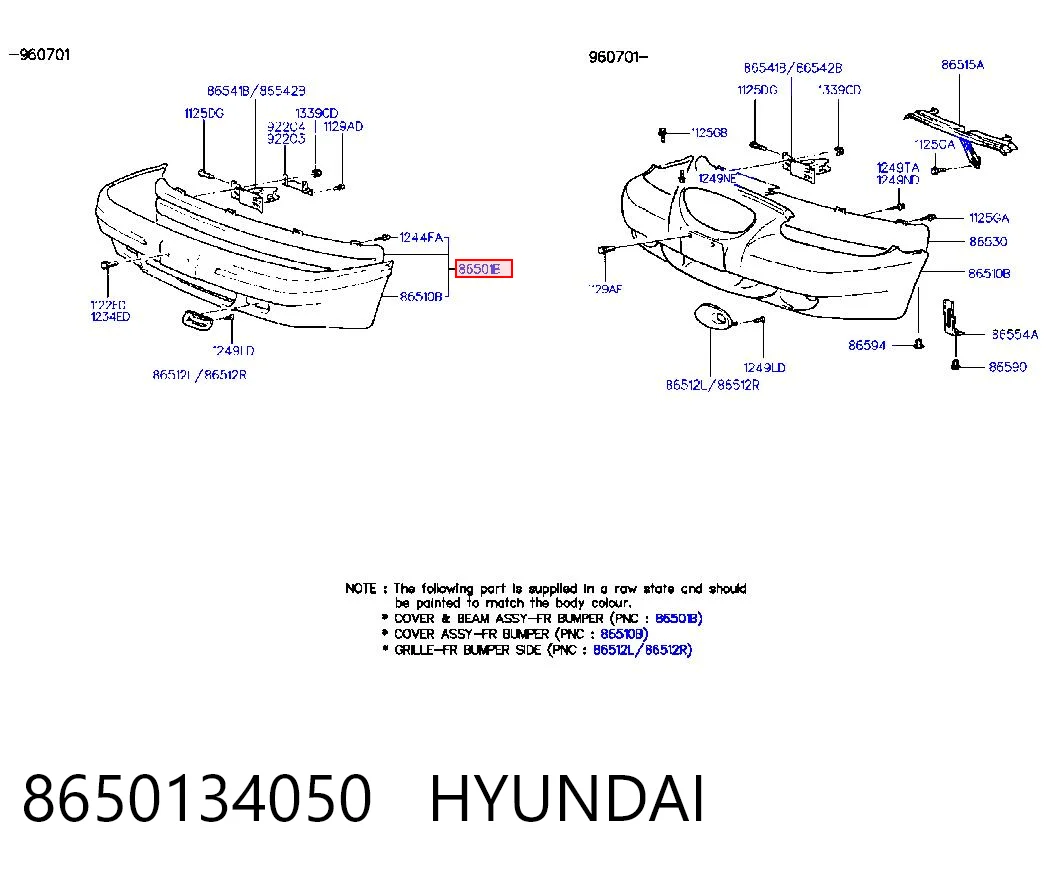 8650134050 Hyundai/Kia