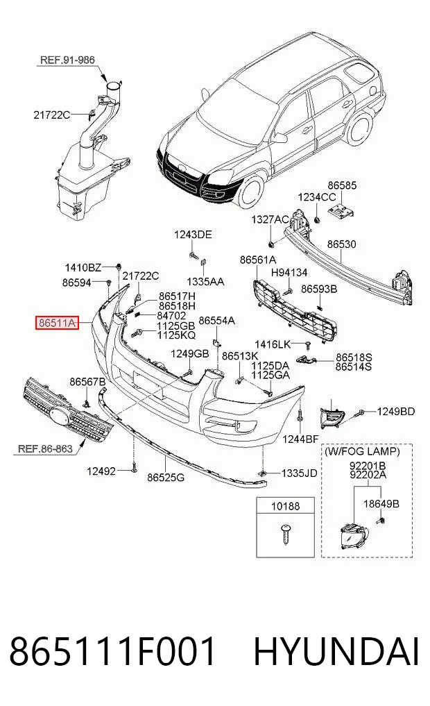 Бампер на авто Polcar 4103071 цена, от 115.37 USD