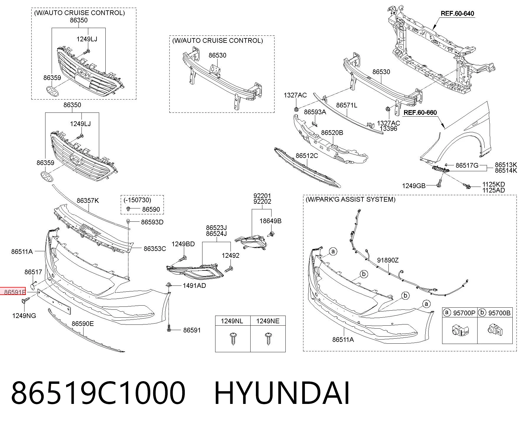 86519C1000 Hyundai/Kia 