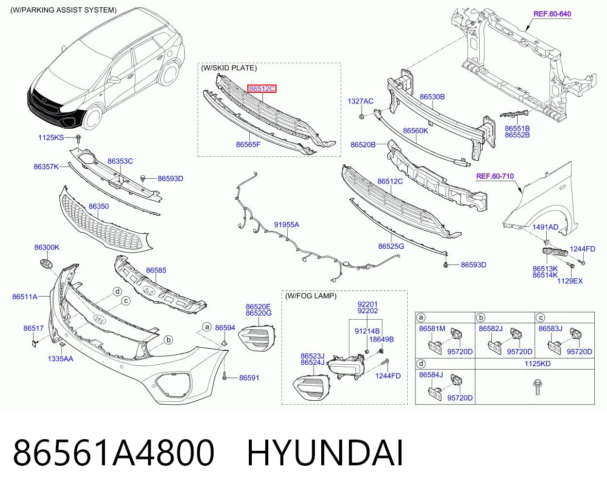 86561A4800 Hyundai/Kia
