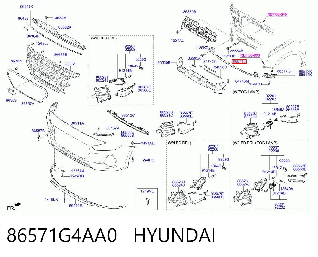 86571G4AA0 Hyundai/Kia