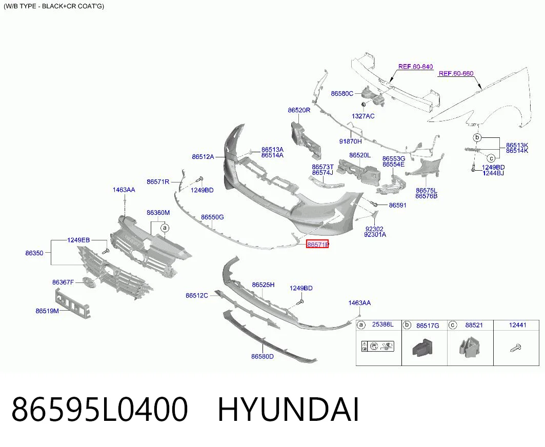 86595L0400 Hyundai/Kia 