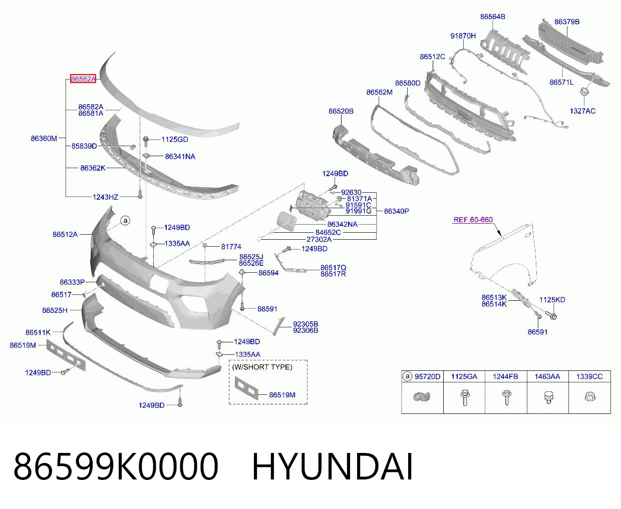 86599K0000 Hyundai/Kia