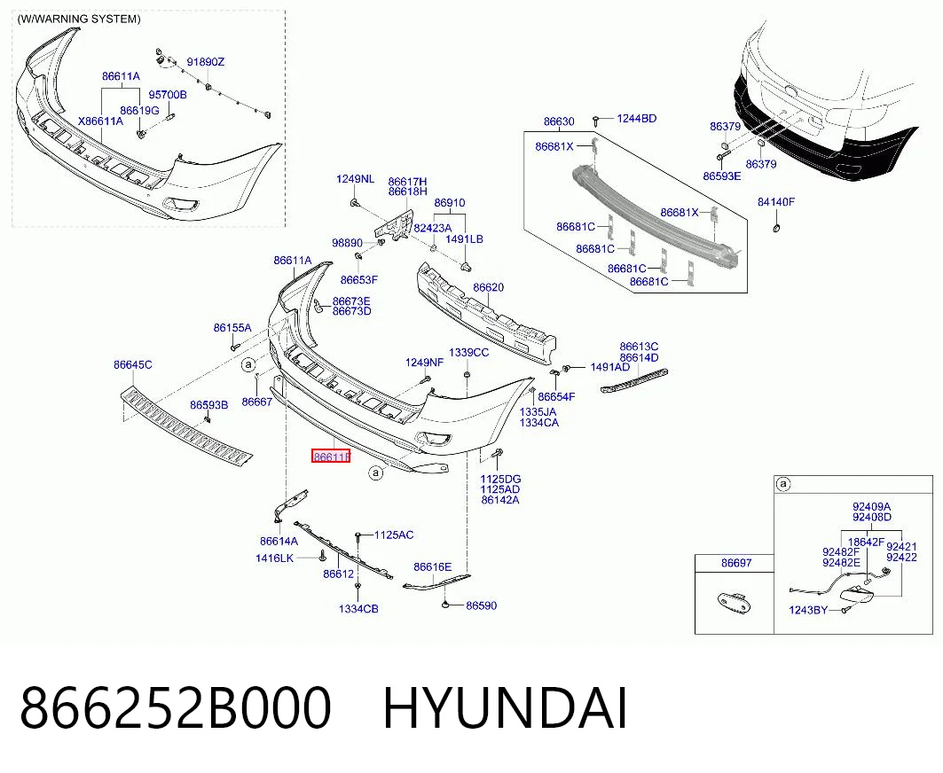 KH3181227 Starline Спойлер заднего бампера