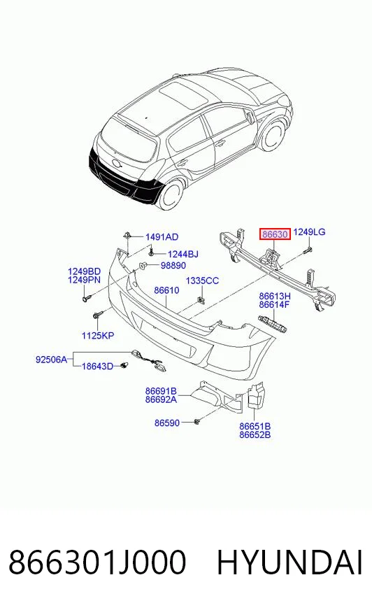 Балка бампера заднего Polcar 4017963 цена, от 46.84 USD