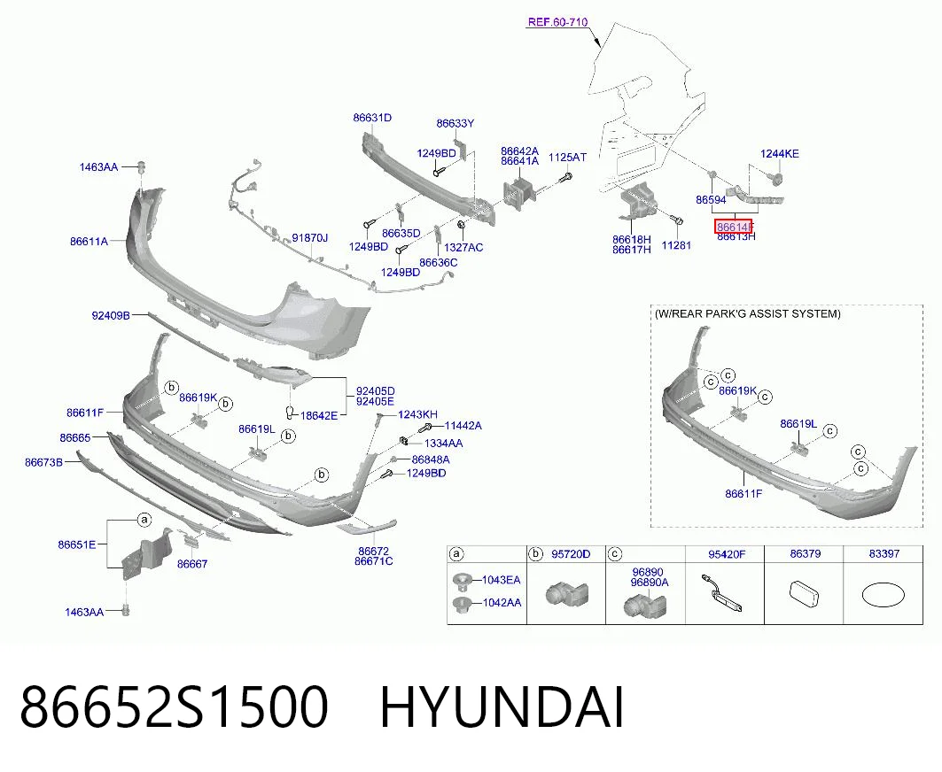 86652S1500 Hyundai/Kia