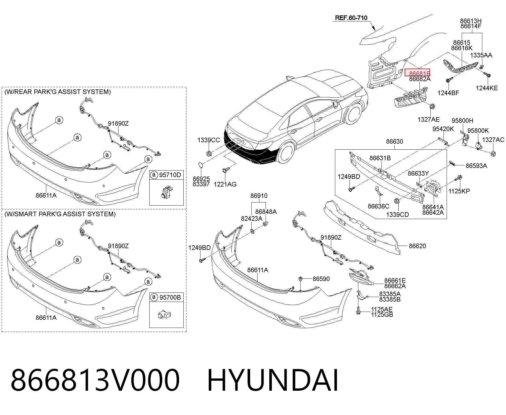 866813V000 Hyundai/Kia