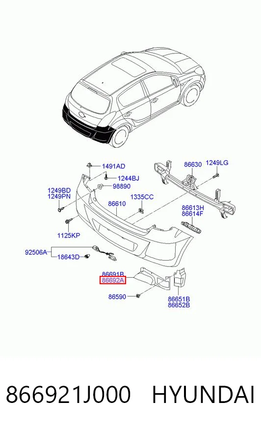 866921J000 Hyundai/Kia