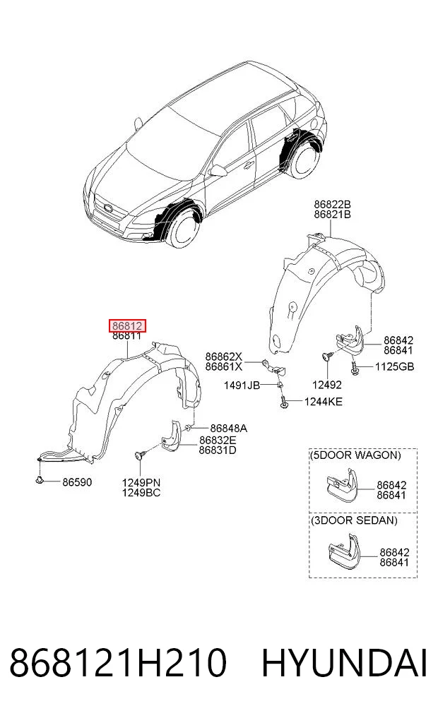 868121H210 Hyundai/Kia