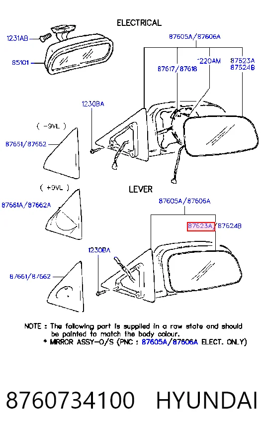8760734100 Hyundai/Kia
