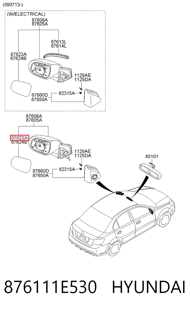 876111E530 Hyundai/Kia